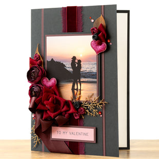 A4 Boxed Photo Valentine Day Card 'Only Love'